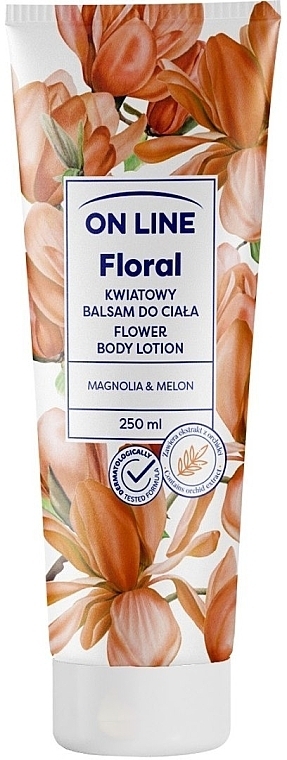 Kwiatowy balsam do ciała Magnolia i melon - On Line Flower Body Lotion Magnolia & Melon — Zdjęcie N1