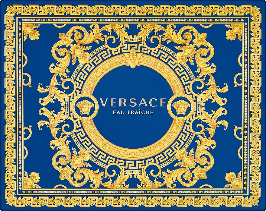 Versace Man Eau Fraiche - Zestaw (edt 50 ml + a/sh/balm 50 ml + sh/gel 50 ml) — Zdjęcie N1