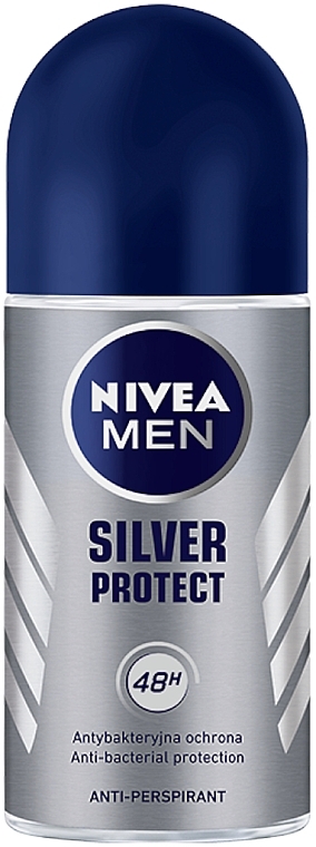Zestaw - NIVEA MEN Silver Control Skin Protect Collection (aft/sh/balm/100ml + deo/50ml + sh/gel/250ml) — Zdjęcie N5