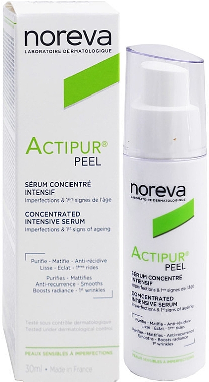 Skoncentrowane intensywne serum do twarzy - Noreva Actipur Peel Concentrated Intensive Serum — Zdjęcie N1