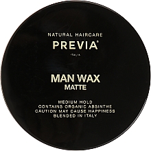 Kup Średnio utrwalający wosk - Previa Man Wax Matte