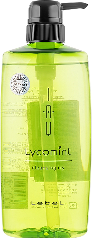 Oczyszczający szampon do włosów - Lebel IAU Lycomint Cleansing ICY — Zdjęcie N1