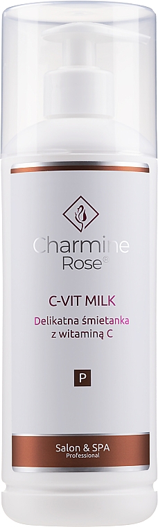 Delikatna śmietanka do twarzy z witaminą C - Charmine Rose C-VIT Milk Delicate Cream — Zdjęcie N3