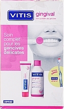 PRZECENA! Zestaw - Dentaid Vitis Gingival (Toothpaste/100 ml + Toothbrush + Mouthwash/500 ml) * — Zdjęcie N1