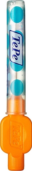 Zestaw szczotek międzyzębowych Original, 0,45 mm, pomarańczowy - TePe Interdental Brush Original Size 1 — Zdjęcie N3