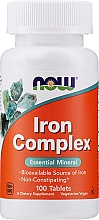 Kup Tabletki wegetariańskie z kompleksem żelaza - Now Foods Iron Complex