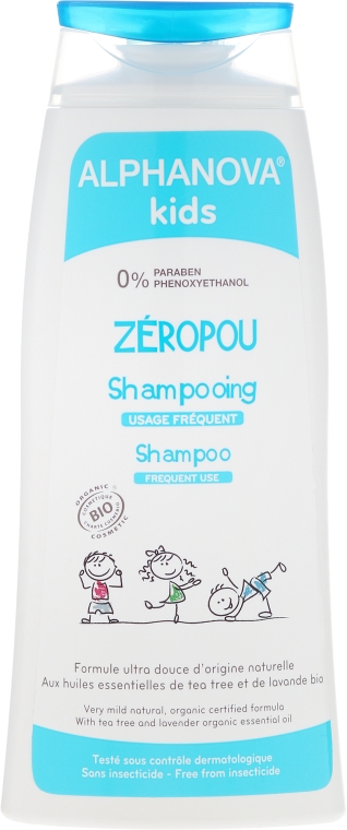 Szampon do włosów dla dzieci odstraszający wszy - Alphanova Kids Shampoo — Zdjęcie N1