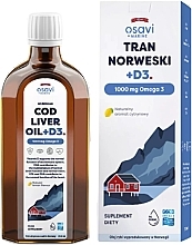 Kup Suplement diety w postaci tranu z wątroby dorsza z witaminą D3 - Osavi Cod Liver Oil + D3 1000 Mg Omega 3