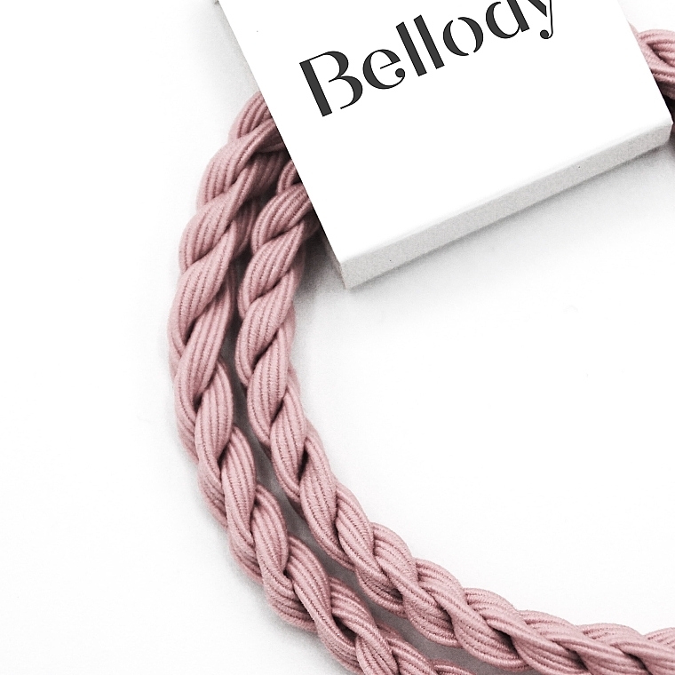 Gumka do włosów, mellow rose, 4 szt. - Bellody Original Hair Ties — Zdjęcie N3