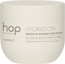 Nawilżająca maska ​​do włosów puszących się i niezdyscyplinowanych - Montibello HOP Smooth Hydration Mask — Zdjęcie N2