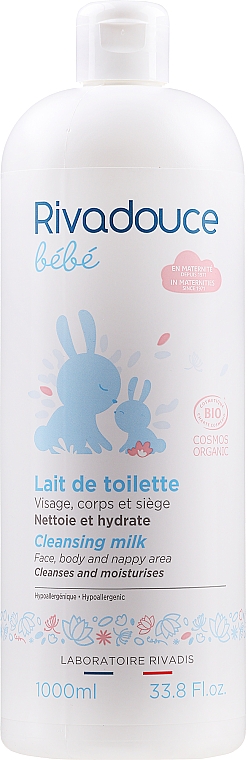 Delikatne mleczko oczyszczające do ciała dla niemowląt i dzieci - Rivadouce Bebe Cleansing Milk — Zdjęcie N3