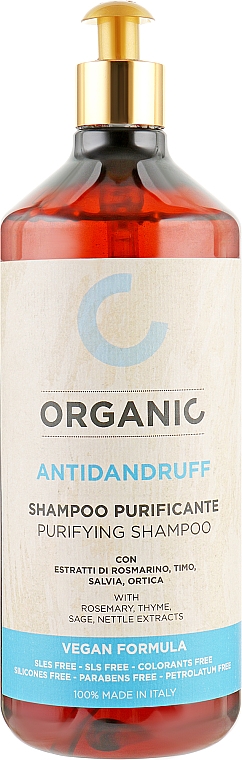 Organiczny szampon przeciwłupieżowy do włosów - Punti Di Vista Organic Antidandruff Purifying Shampoo — Zdjęcie N1