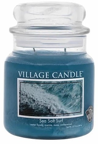 Świeca zapachowa w słoiku - Village Candle Sea Salt Surf Candle — Zdjęcie N1