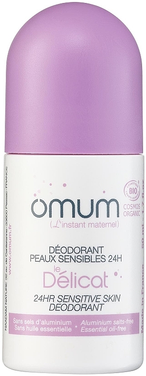 Naturalny dezodorant do skóry wrażliwej - Omum 24HR Sensitive Skin Deodorant — Zdjęcie N1