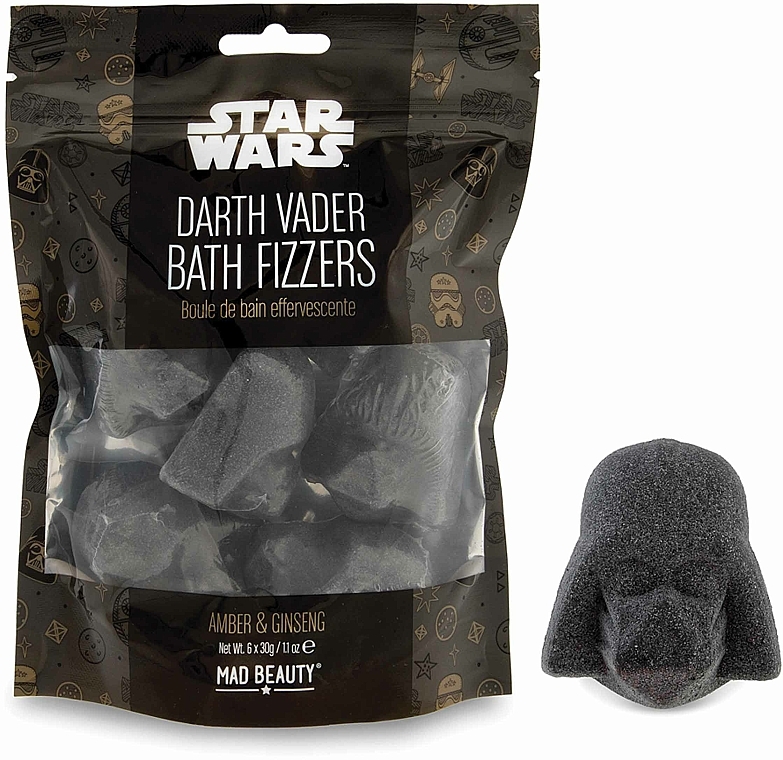 Kule do kąpieli - Mad Beauty Star Wars, Darth Vader Bath Fizzers 
