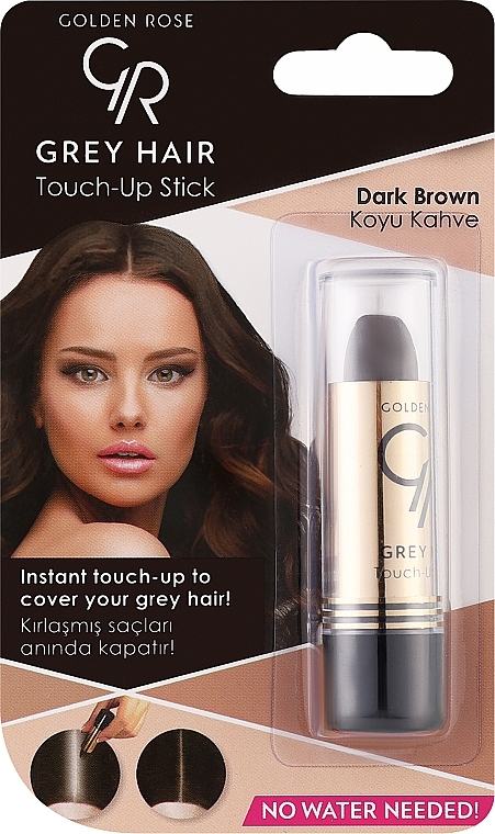 Barwiący sztyft do odrostów - Golden Rose Grey Hair Touch-Up Stick — Zdjęcie N2