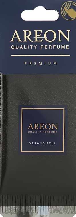 Odświeżacz powietrza do samochodu Verano Azul - Areon Mon Premium Verano Azul  — Zdjęcie N1
