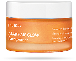 Rozjaśniająca baza pod makijaż z witaminą C - Pupa Make Me Glow Face Primer — Zdjęcie N1