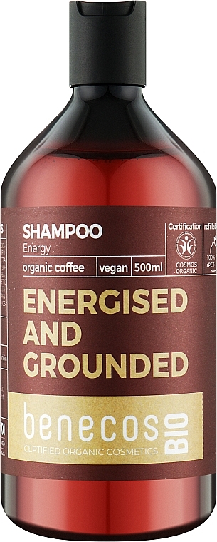 Szampon do włosów - Benecos Energy Organic Coffee Shampoo — Zdjęcie N1