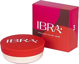 Rozświetlający puder do twarzy - Ibra Glow Transparent Powder — Zdjęcie N1