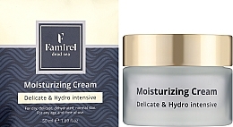 Delikatny nawilżający krem do twarzy - Famirel Moisturizing Cream Delicate & Hydro Intensive — Zdjęcie N3