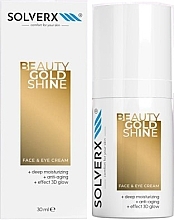Kup Krem do twarzy i pod oczy Gold Shine - Solverx Beauty Gold Shine Face & Eye Cream