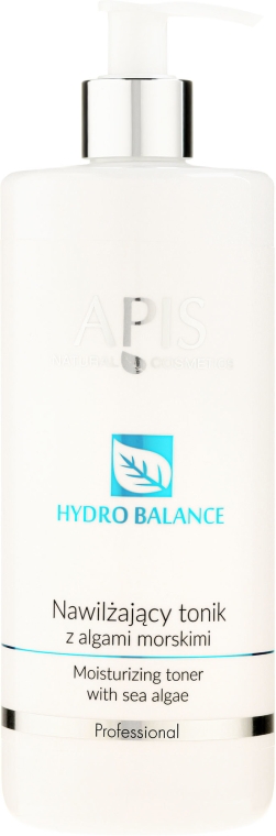 Nawilżający tonik do twarzy z algami morskimi - APIS Professional Hem TerApis Hydro Balance — Zdjęcie N3