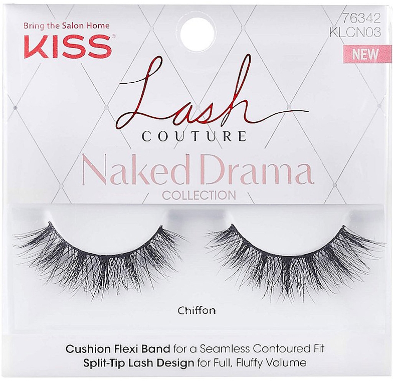 Sztuczne rzęsy - Kiss Lash Couture Naked Drama Collection Chiffon — Zdjęcie N1