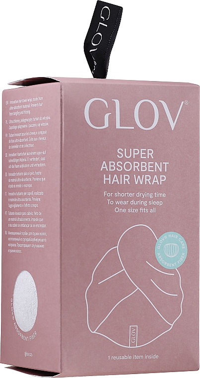 Ręcznik-turban do włosów z mikrofibry - Glov Spa Hair Wrap — Zdjęcie N2