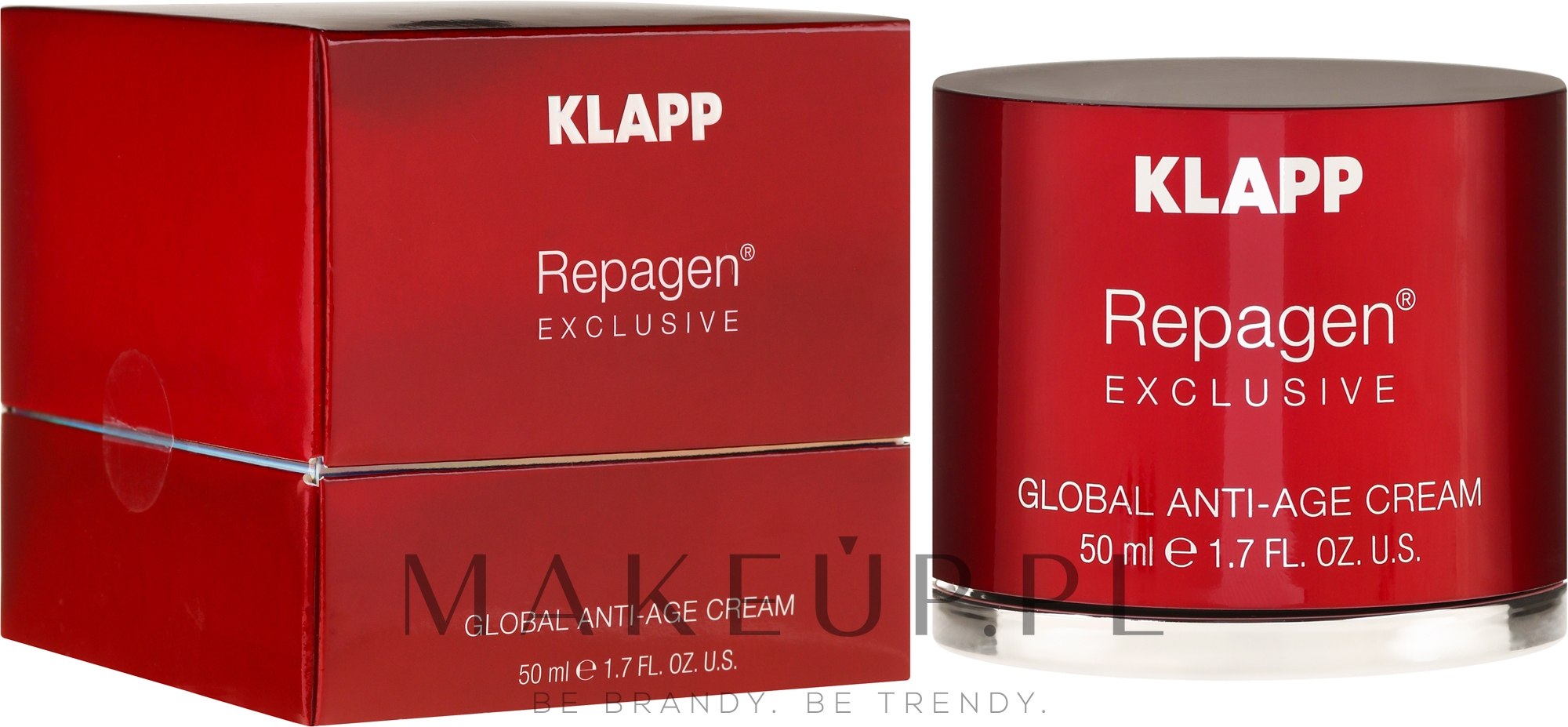Kompleksowy krem anti-age do twarzy - Klapp Repagen Exclusive Global Anti-Age Cream — Zdjęcie 50 ml