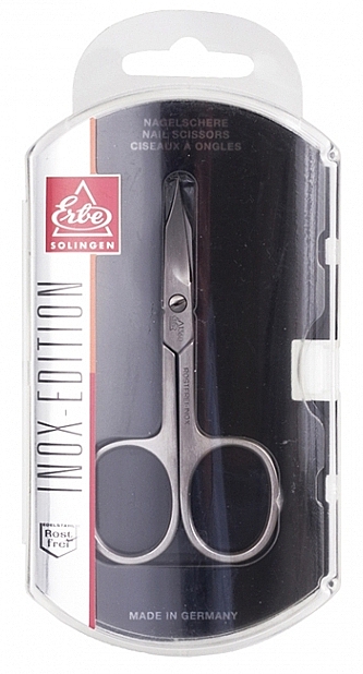 Nożyczki do paznokci i skórek 81360, 9 cm - Erbe Solingen Inox-Edition Nail Scissors — Zdjęcie N2