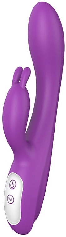 Wibrator z 9 trybami drgań - S-Hande Naughty Heating Rabbit Purple — Zdjęcie N1