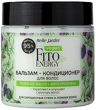 Balsam do intensywnego wzmocnienia włosów Olej z łopianu i proteiny jedwabiu - Belle Jardin Fito Energia Balm — Zdjęcie N1