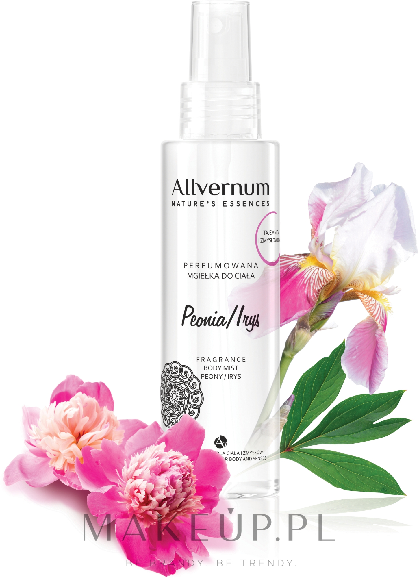 Perfumowana mgiełka do ciała Peonia i irys - Allvernum Nature’s Essences Fragrance Body Mist — Zdjęcie 125 ml