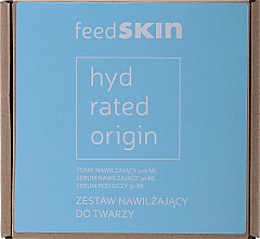 Kup Zestaw - Feedskin Hydrated Origin (tonik/100ml + f/serum/30ml + eye/seum/30ml)