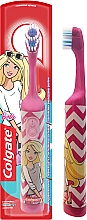 Kup Elektryczna szczoteczka do zębów dla dzieci, super miękka, Barbie, różowa 2	 - Colgate