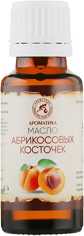 100% naturalny olej z pestek moreli - Aromatika — Zdjęcie N1
