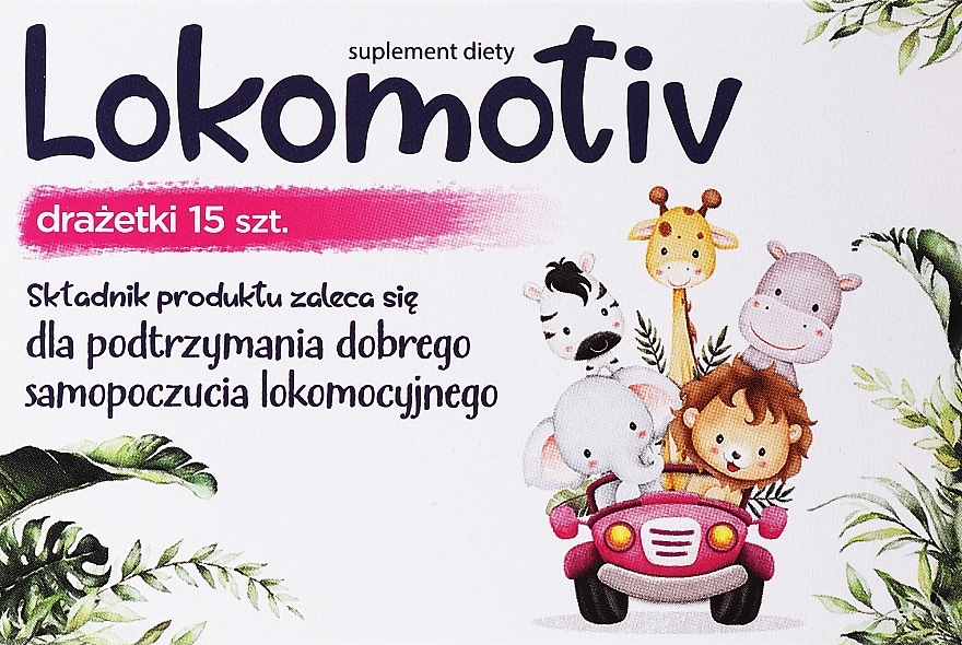 Suplement diety, drażetki - Aflofarm Lokomotiv — Zdjęcie N1