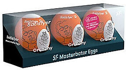 Zestaw - Satisfyer Masturbator Egg 3er Set Chrunchy — Zdjęcie N3