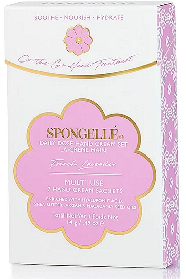 Zestaw - Spongelle French Lavender Hand Cream Set — Zdjęcie N1