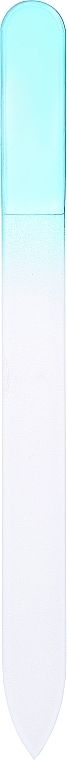 Szklany pilnik do paznokci, 14 cm, niebieski - Miller Solingen — Zdjęcie N1