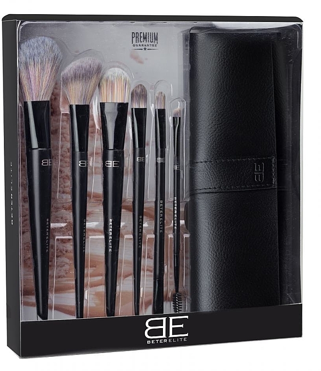 Zestaw pędzli do makijażu, w etui, 6 szt. - Beter Elite Makeup Brushes Kit — Zdjęcie N1