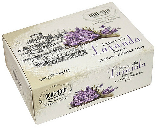 Mydło w kostce Lawenda - Antico Saponificio Gori 1919 Lavender Soap — Zdjęcie N1