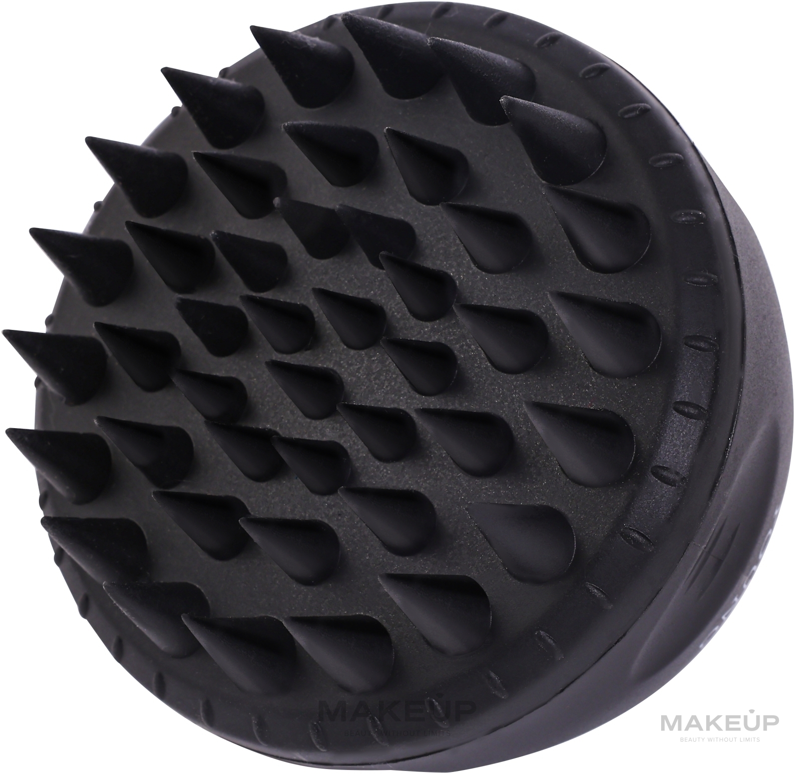 Szczotka do masażu skóry głowy, czarna - Sister Young Aura Scalp Massager Shampoo Brush — Zdjęcie Black