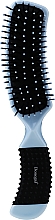 Kup Szczotka do włosów, 9011, czarnoniebieska - Donegal Curved Cushion Hair Brush