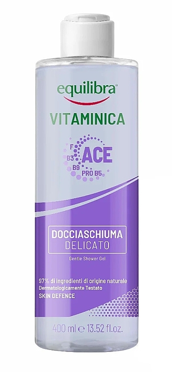 Delikatny żel pod prysznic - Equilibra Vitaminica Gentle Shower Gel — Zdjęcie N1