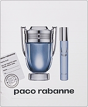 Paco Rabanne Invictus - Zestaw (edt 100 ml + edt 20 ml) — Zdjęcie N1