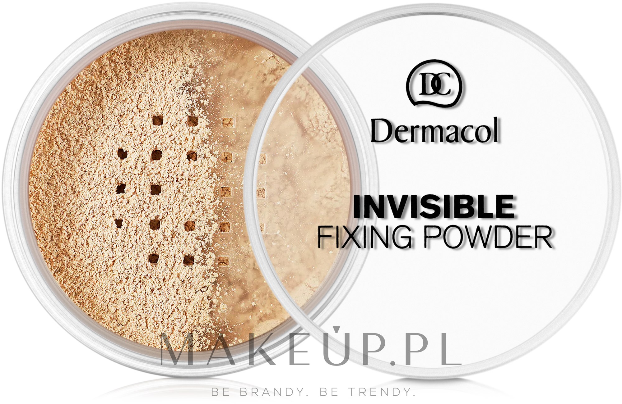 Uniwersalny puder transparentny utrwalający makijaż - Dermacol Invisible Fixing Powder — Zdjęcie 02 - Natural