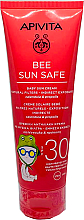 Krem przeciwsłoneczny dla dzieci z nagietkiem i propolisem - Apivita Bee Sun Safe Baby Sun Cream Calendula & Propolis SPF30 — Zdjęcie N1