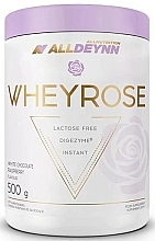Kup Białko enzymów trawiennych Biała czekolada & malina - AllNutrition AllDeynn WheyRose White Chocolate Raspberry